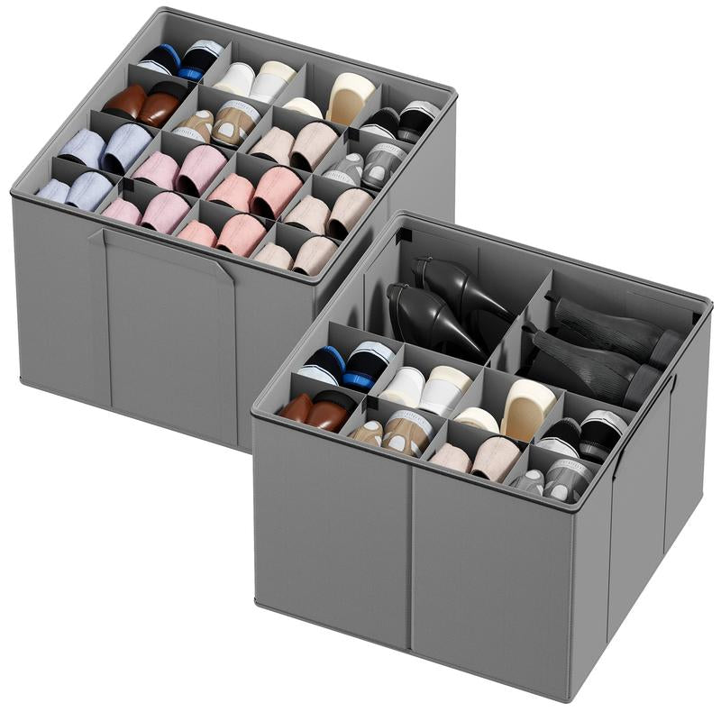 Spaceaid 2 Pac Space-Saving Shoe Organizer for Closet