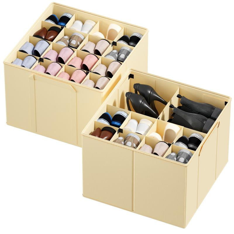 Spaceaid 2 Pac Space-Saving Shoe Organizer for Closet