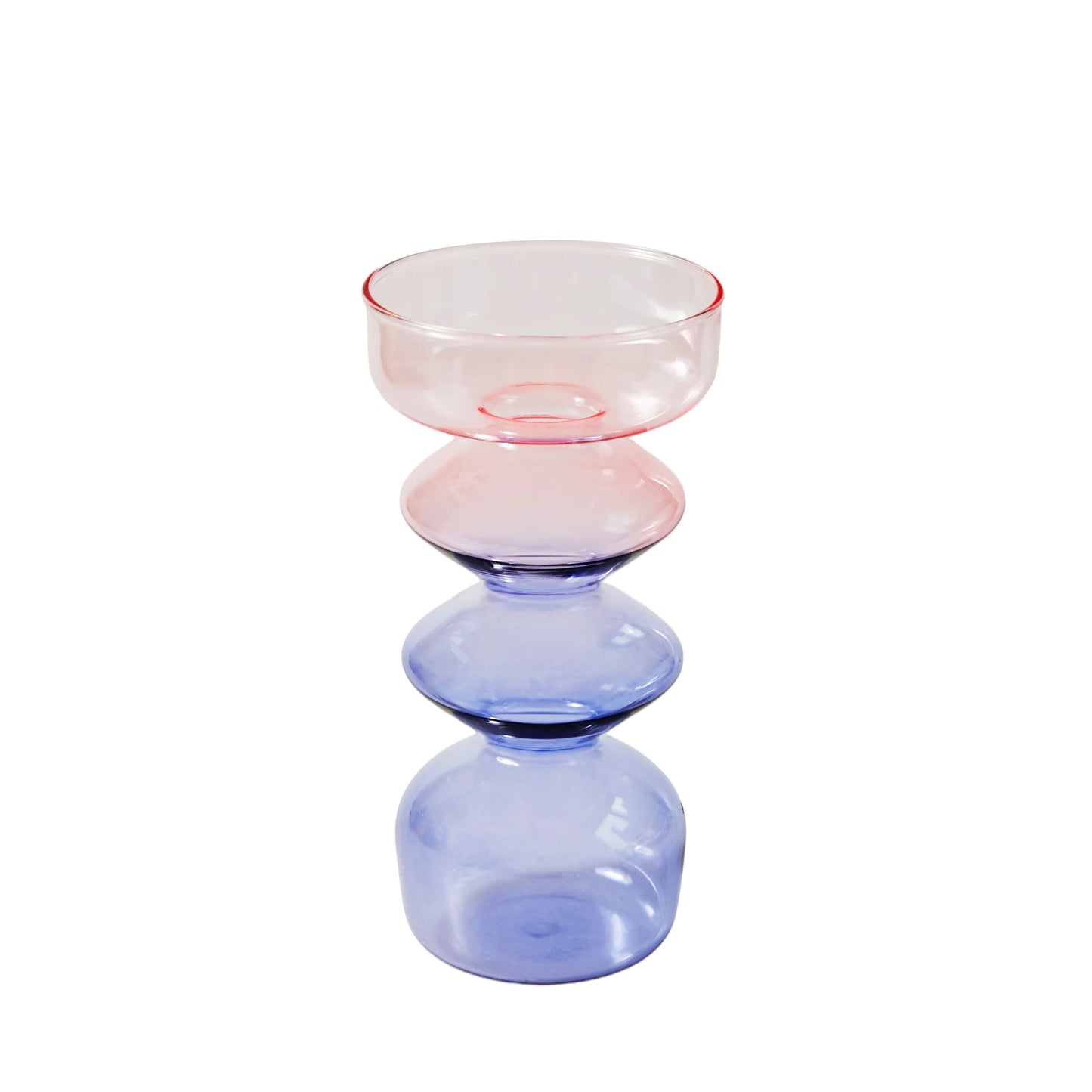 Taper Candle Holder Glass Candlestick Holder for Christmas Decor Wedding Party and Home Dinner Decor Vase