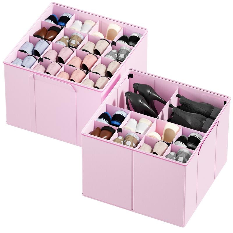 Spaceaid 2 Pac Space-Saving Shoe Organizer for Closet