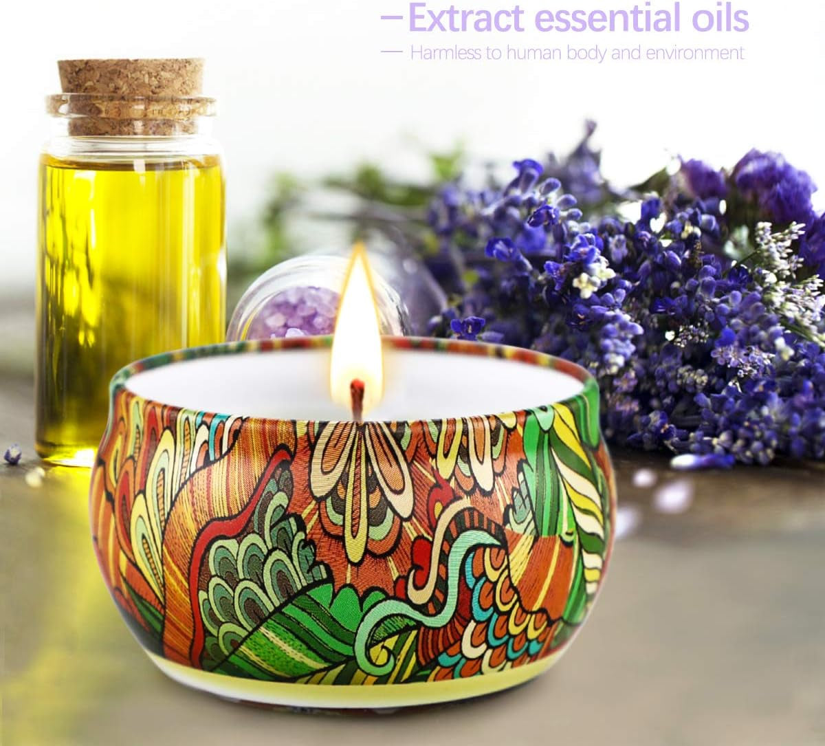 12 Pack Candles Gift Set for Women,30 Oz Soy Wax Candle Set for Woman Gift,Long Burning Natural Candles for Friend,For Birthday,Aromatherapy Present for Eid,Party,Old with Essential Oil