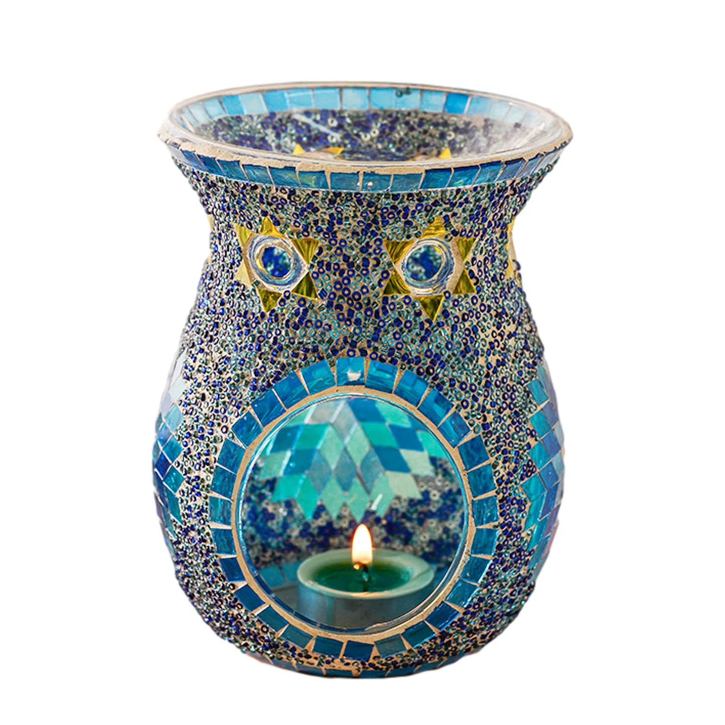 Ceramic Candle Holder Oil Incense Burner Essential Aromatherapy Oil Burner Lamps Porcelain Aromatherapy Diffuser Home Decoration