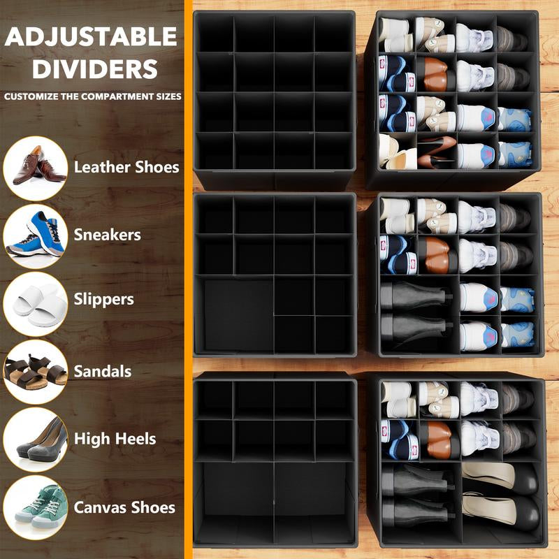 Spaceaid 2 Pac Space-Saving Shoe Organizer for Closet