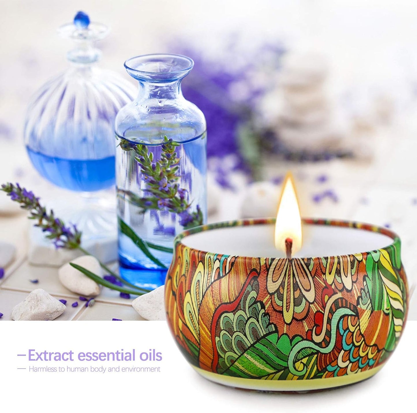 12 Pack Candles Gift Set for Women,30 Oz Soy Wax Candle Set for Woman Gift,Long Burning Natural Candles for Friend,For Birthday,Aromatherapy Present for Eid,Party,Old with Essential Oil