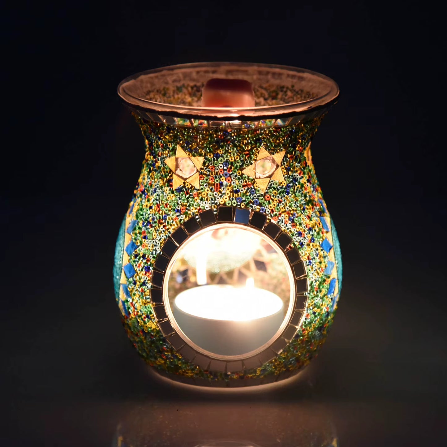 Ceramic Candle Holder Oil Incense Burner Essential Aromatherapy Oil Burner Lamps Porcelain Aromatherapy Diffuser Home Decoration