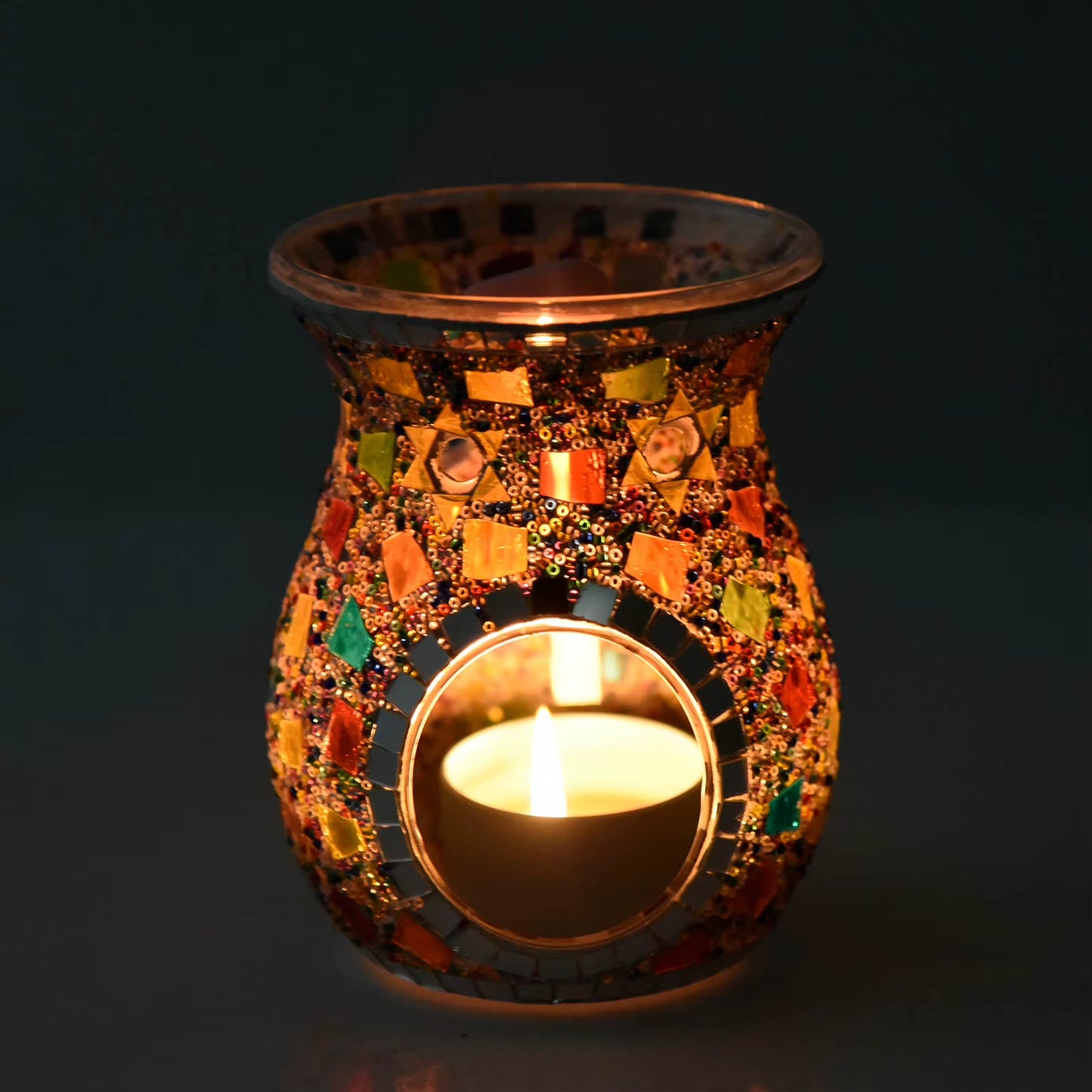 Ceramic Candle Holder Oil Incense Burner Essential Aromatherapy Oil Burner Lamps Porcelain Aromatherapy Diffuser Home Decoration
