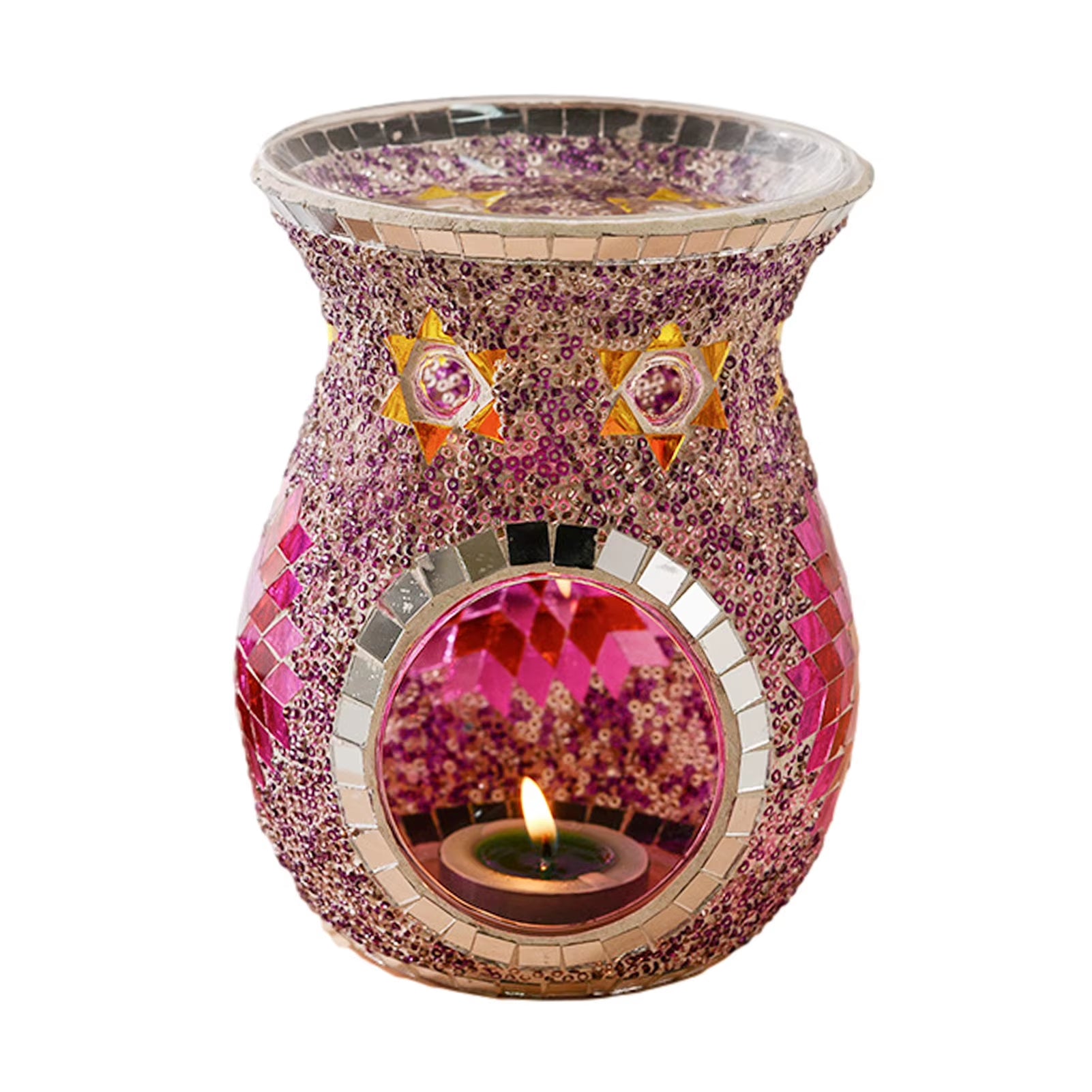 Ceramic Candle Holder Oil Incense Burner Essential Aromatherapy Oil Burner Lamps Porcelain Aromatherapy Diffuser Home Decoration
