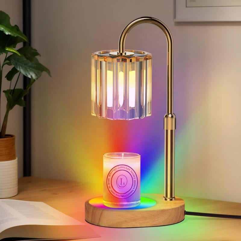 Candle Warmer Lamp, with Timer Dimmer Adjustable Height, Birthday Gifts for Women, Mothers Day Gifts for Mom, House Warming Home, Wax Melt Warmer for Scented Jar Candles