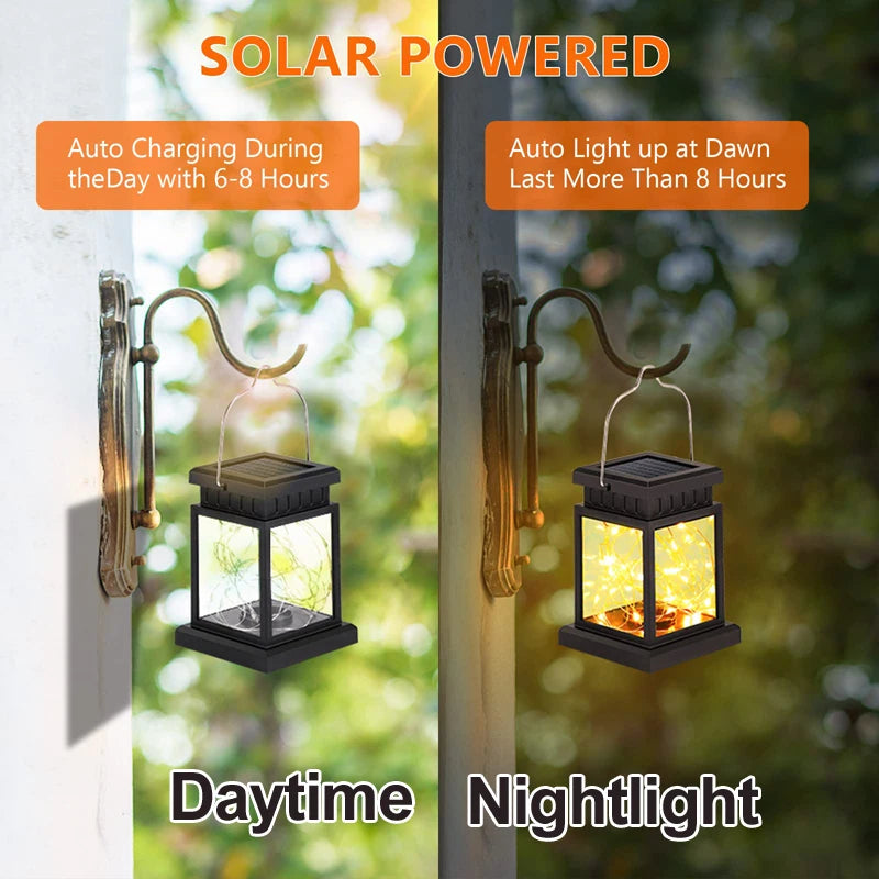 Solar LED Lights Outdoor Focus Floor Lanterns Panel Candle Terraza Indoor Hanging Balcony Birds Decoration Lighting for Garden