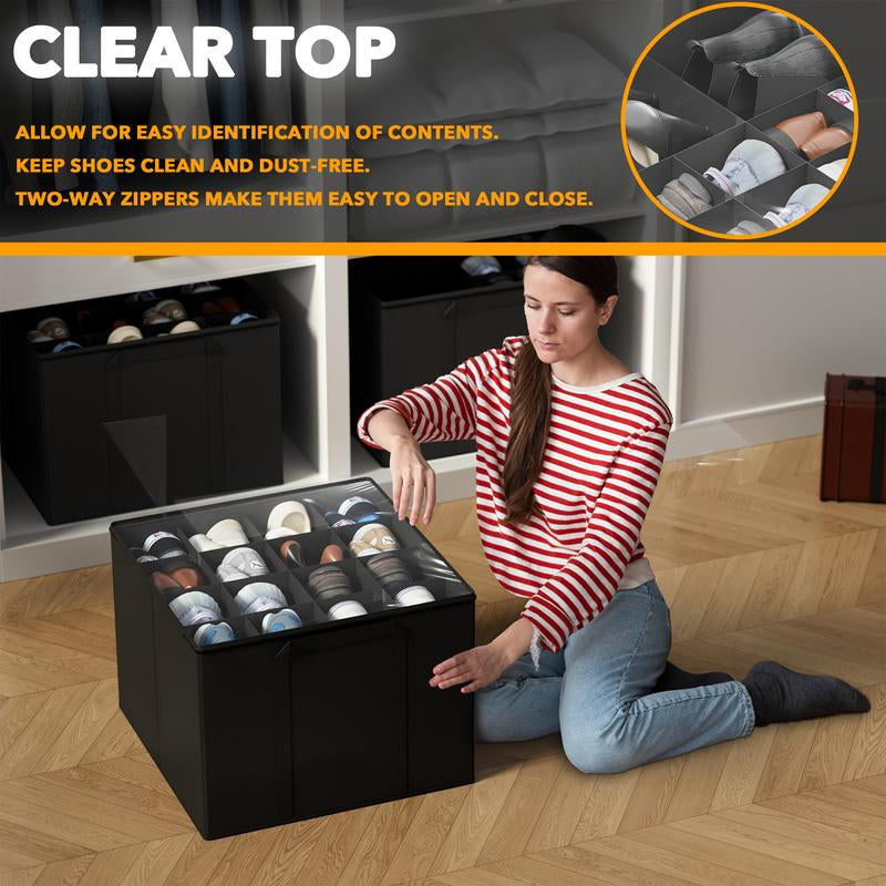 Spaceaid 2 Pac Space-Saving Shoe Organizer for Closet